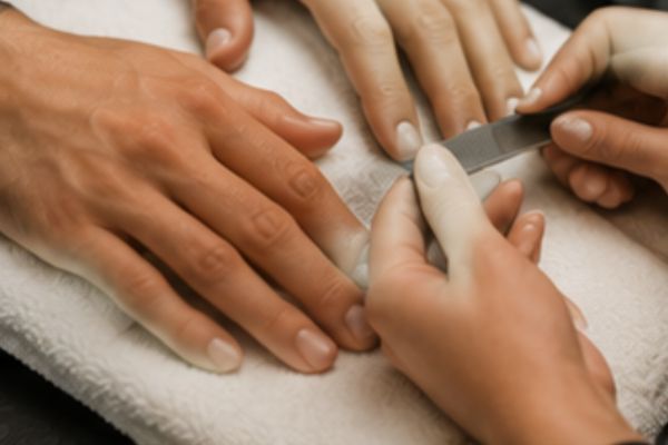 Manicure at Seven Wonders Family Salon